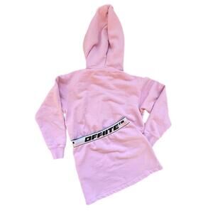 OFF-WHITE 2022 Logo Band Cropped Hoodie & Skirt Set - sz8